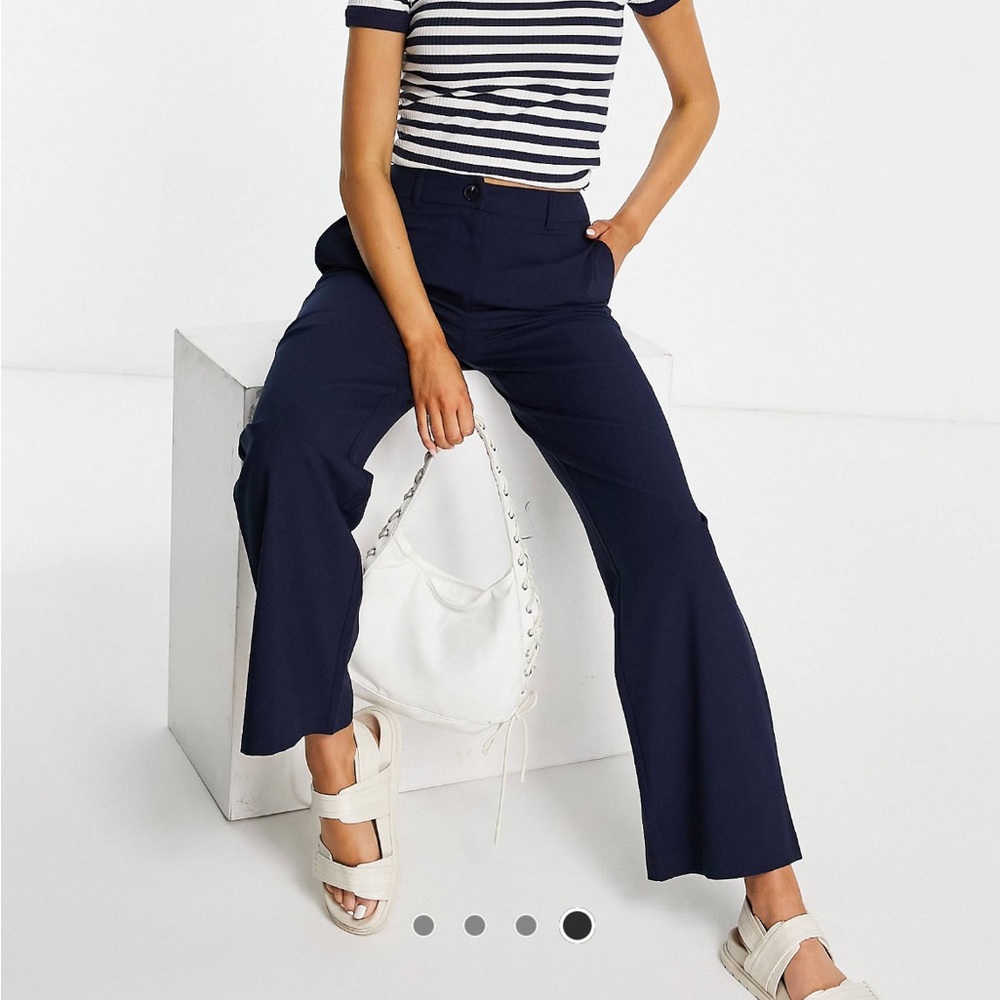 Topshop slacks/trousers in navy